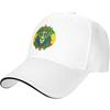 Lion with Crown Rasta Colors Adjustable Baseball Cap Polyester Casual Sun Hat for Unisex Women
