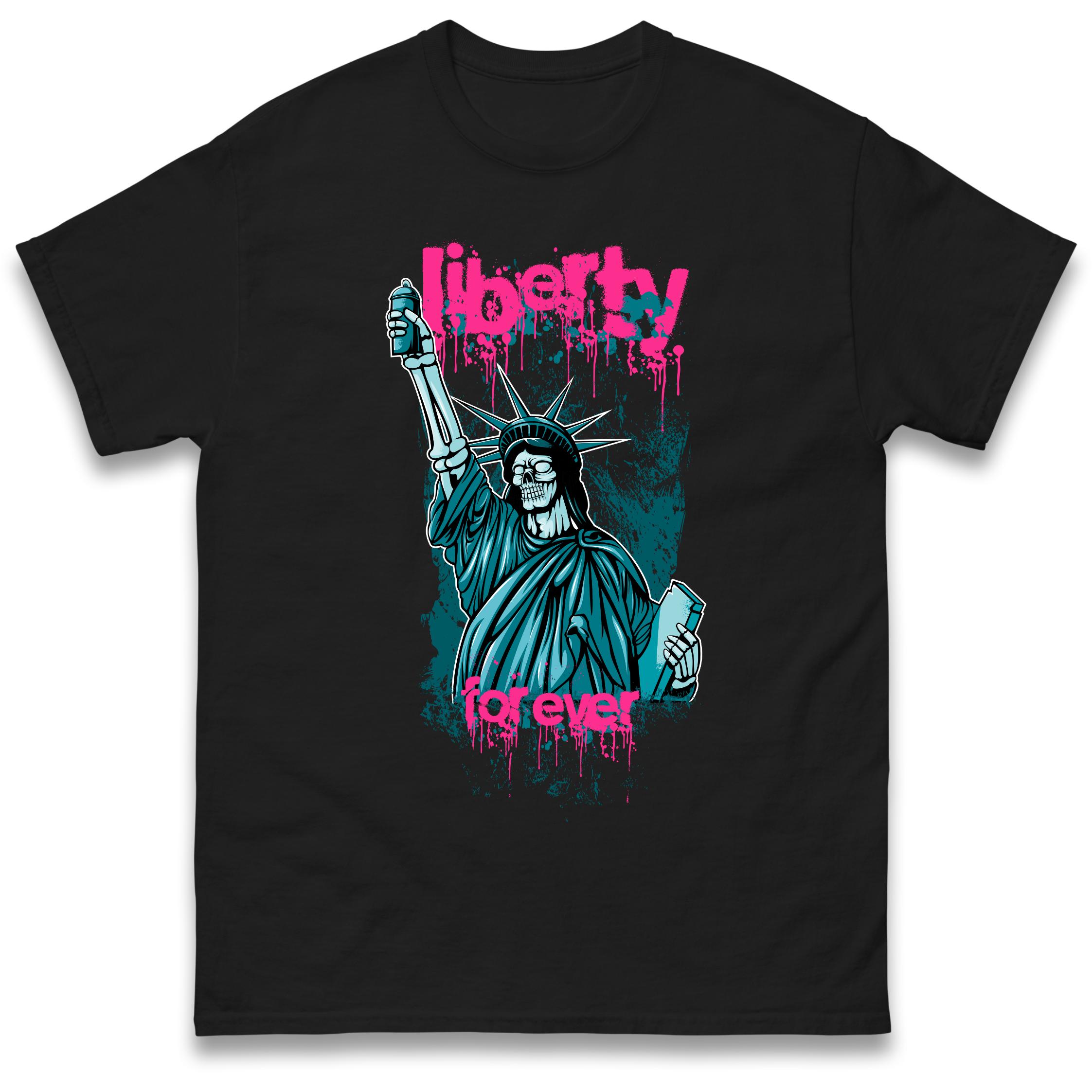 

Liberty For Ever T-Shirt Tshirt Mens Womens Tops Unisex Tees 100% Cotton S