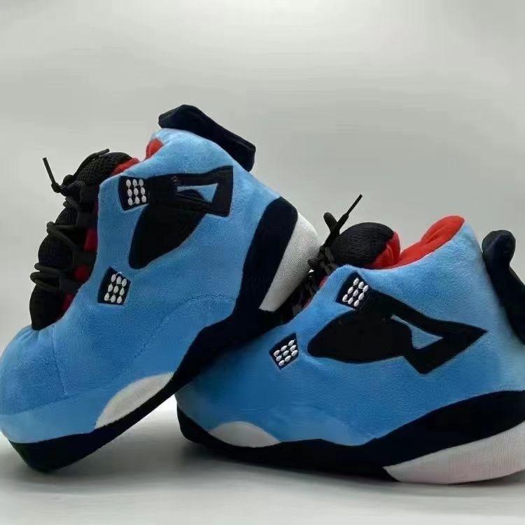 Sneaker Hausschuhe Plüsch Hausschuhe Damen Hausschuhe Herren Lustige Hausschuhe 35-44 Kinder Erwachsene Winter Warm Indoor Plüsch Hausschuhe