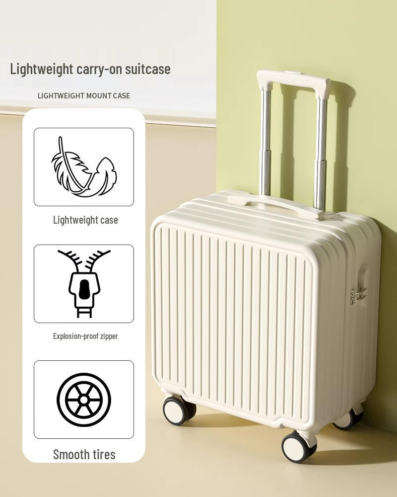 Valiză multifuncțională de 18 inch pentru fete, de cabină, cu încuietoare TSA și spațiu de depozitare de 20 inch