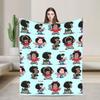 M-Mafaldas Blanket Kawaii Cute Amine Flannel Funny Soft Throw Blanket for Bedding Lounge Winter,