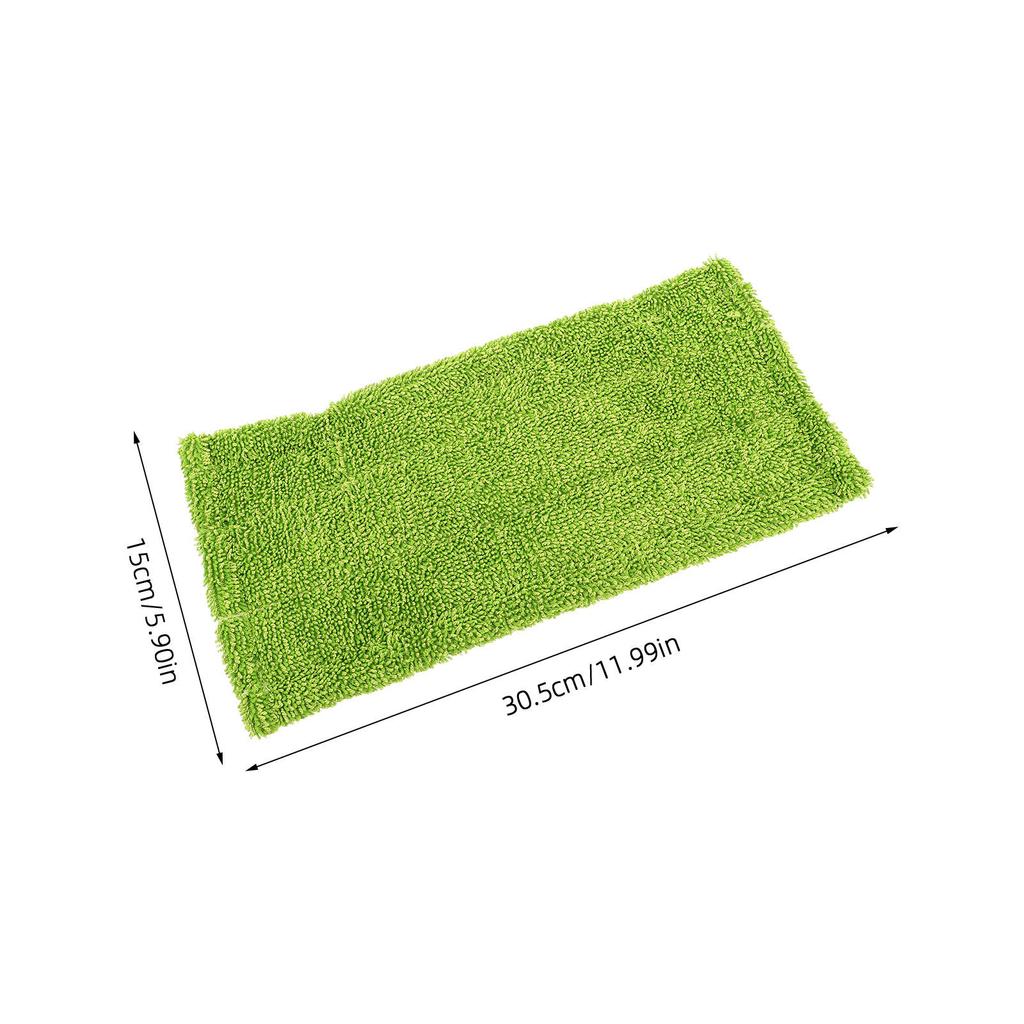 Mop Pad Compatible Reusable Washable Mop Head Replacement Refill Floor Cleaning Fiber Pad Thickened Cleaning