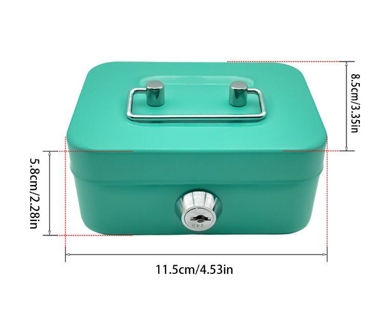Cross-border Creative Handheld Piggy Bank with Key, Storage Coin Box