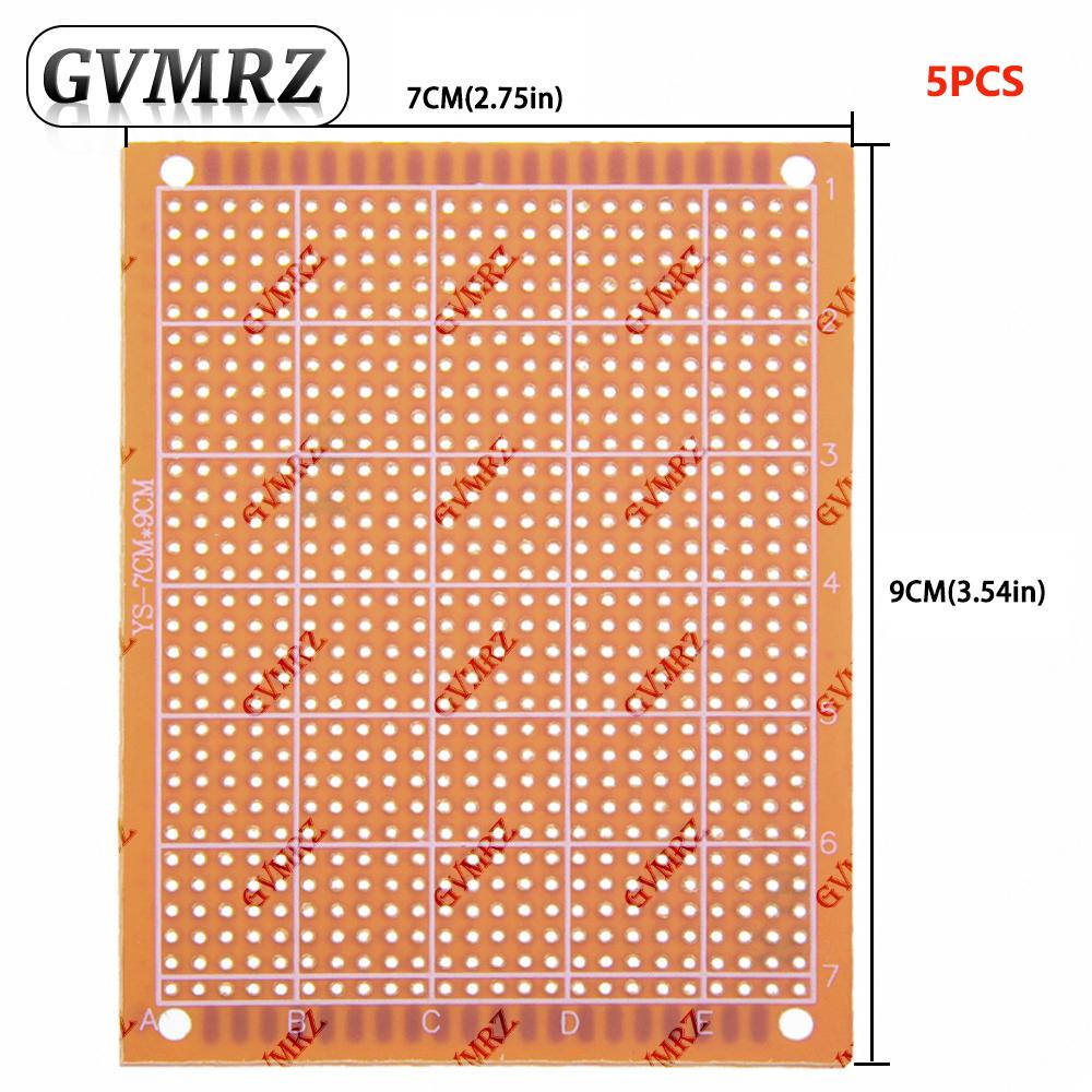 Phenolic PCB Prototype Board Universal Through Hole Perfboard for DIY Electronic Projects