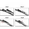 26"+16"+14" Front & Rear Frameless Wiper Blades for X1 F48, X2 F39, 2 Series Active Tourer F45, Mini Countryman F60, Clubman F54