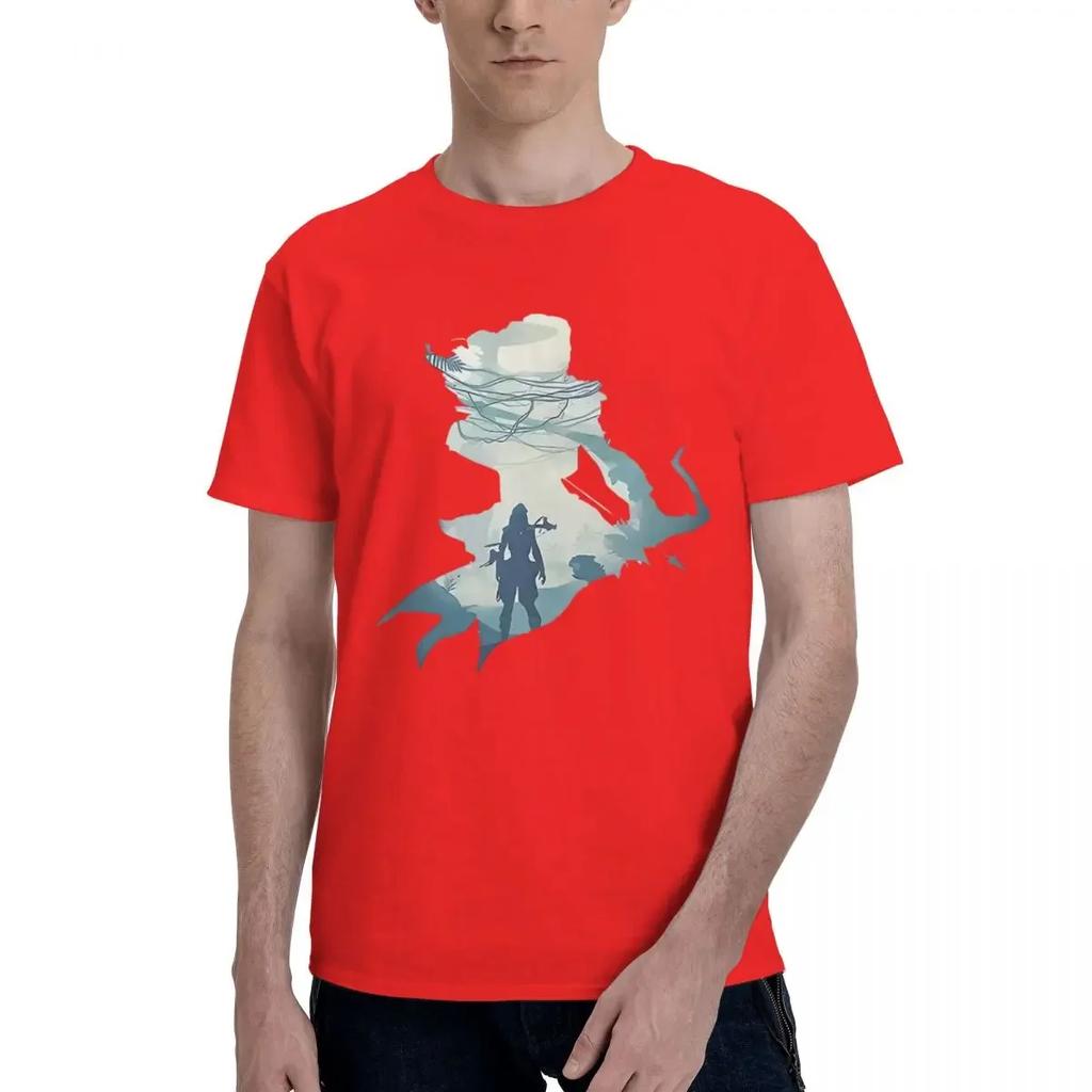 Horizon Zero Dawn Not Safe To Go Alone 100 Cotton Casual Breathable Confortable T Shirt High End Mens Clothing Man Clothes