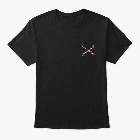 Elevator Mechanic Us Flag TTshirt Made in the USA Size S to 5XL XL