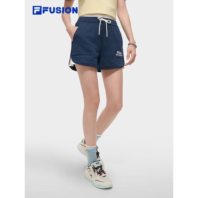 FILA FUSION Women s Casual Color-block Knitted Shorts M