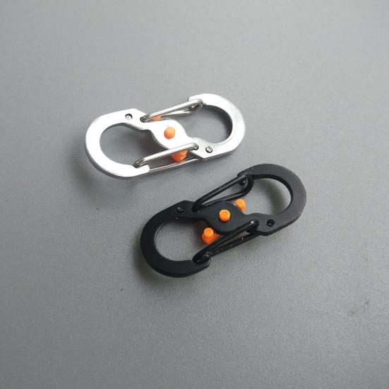 8-Shaped Outdoor Hook Buckle Snap Clip Mount Climbing Carabiner Chain Key Chain