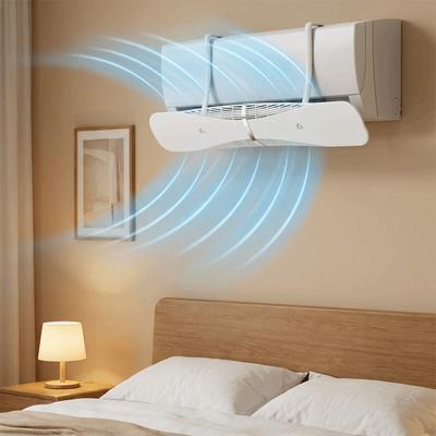 Retractable Air Conditioner Windshield Adjustable Air Outlet Baffle Wind Guide Cover  Office