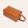 Fold Down Cosmetic Bag Portable Travel Makeup Bag Large Capacity Foldable Makeup Pouch for Easy Access Dresser Daily Use