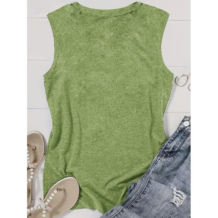 Elegant Vest for Women Salt & Light Biblical Verse Print Casual Loose Summer Vest Fashionable and elegant tops for commuting, vacation, and everyday