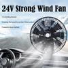 Upgrades Car Fan with Flexible Speed Control & Oscillation Travel Friendly Vehicle Fan for Enhances Comfort on road