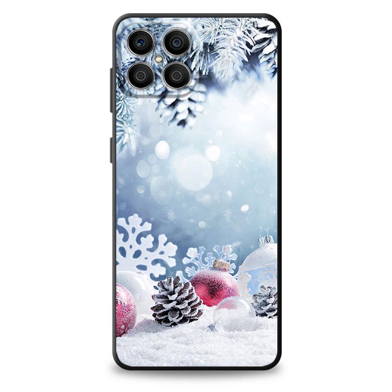 Merry Christmas Snow Winter TPU Soft Case Cover for Xiaomi Mi 9 SE A2 Lite 11 Lite 10S 12 10 5G 9T 10T 11T Note 10 Pro 12X Bag