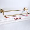 Antique Brass Bathroom Towel Holder Single Towel Bar Towel Rack Solid Aluminium Towel Rail 30/40/45/50/60cm Bathroom Accessories