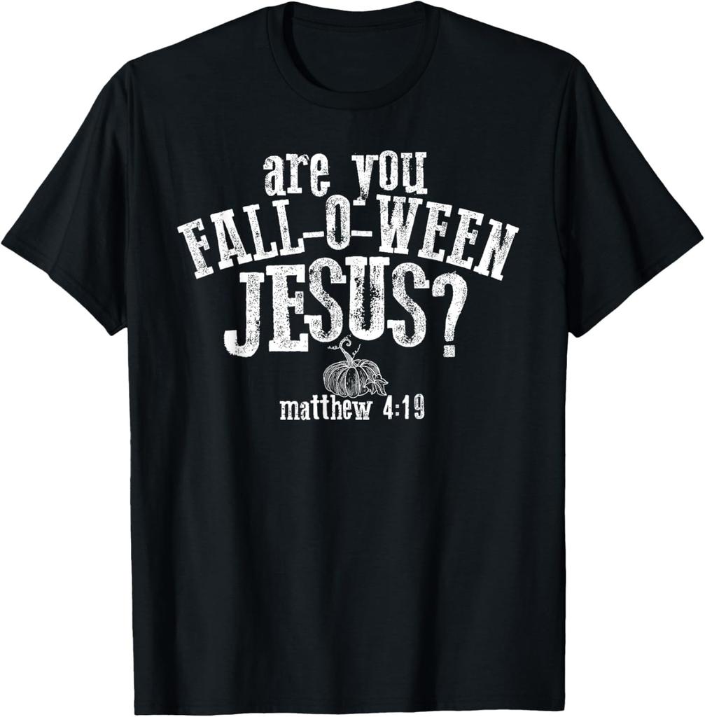 Fall O Ween Jesus Pumpkin Christian Fall Outfit Unisex T-Shirt