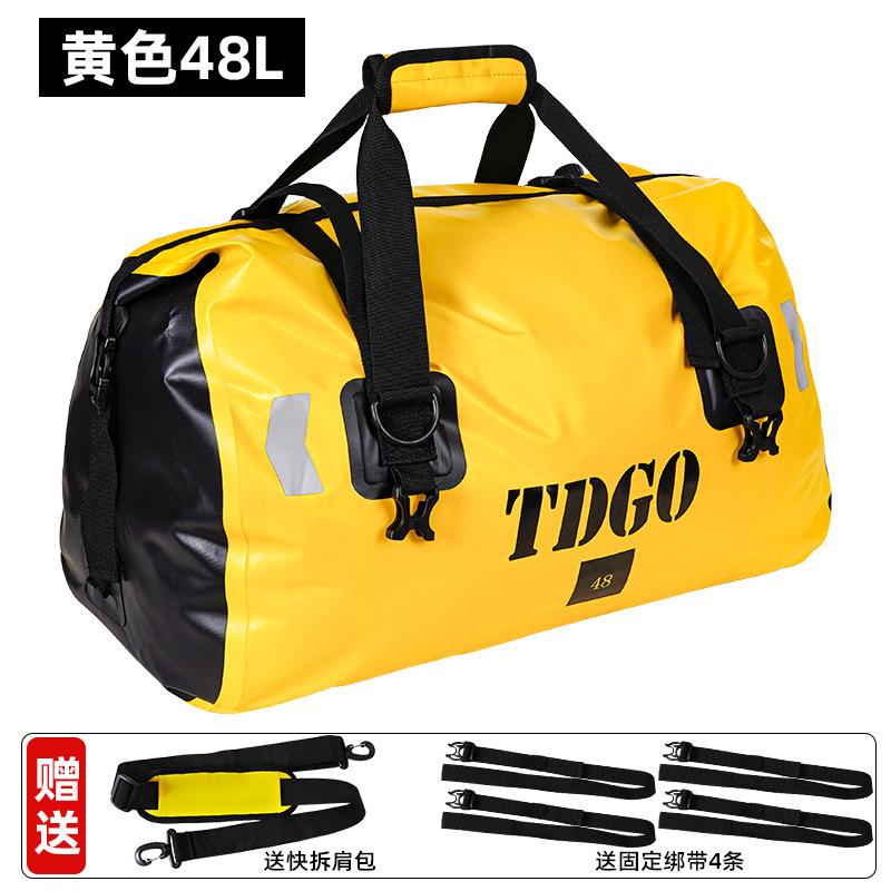 Waterproof Motorcycle Tail Bag, Knight Touring Luggage Rear Seat Pack Side Pannier Dry Bag for Long Rides