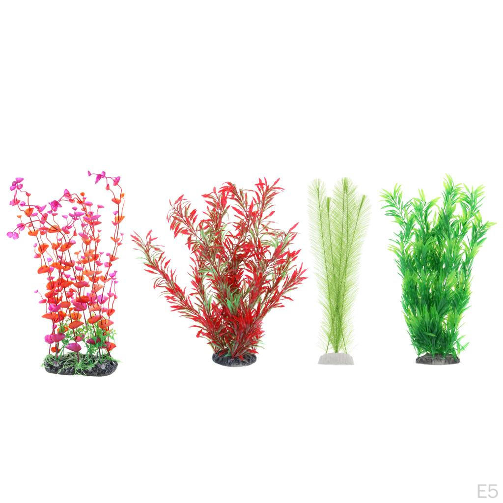 Artificial Grass Aquarium Fish Tank Landscape Decoration
