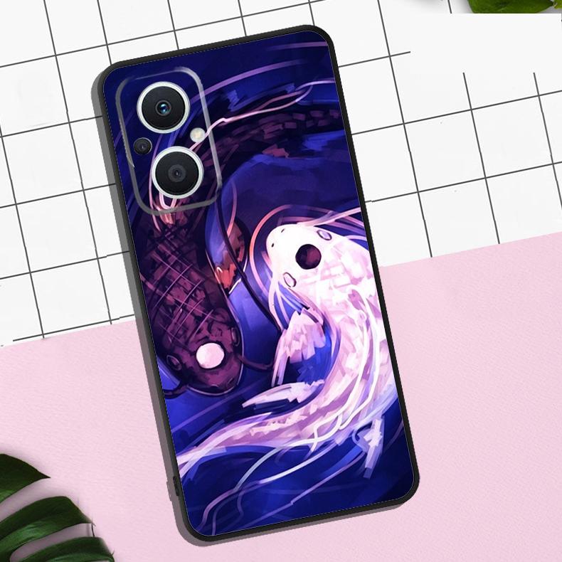 

Koi Fish Carp Case For OPPO Reno 11 12 13 F 8T 7 8 10 Pro OPPO Find X8 Pro X3 X6 Pro X5 Lite Cover Coque OPPO Reno8 5G