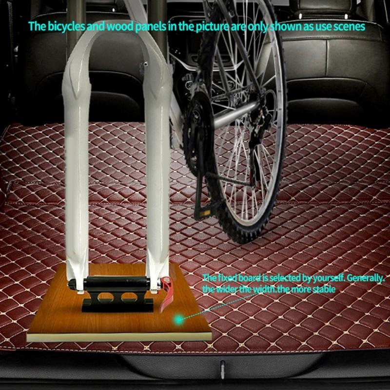 Aluminum Alloy Bicycles Fork Mount Car Roof Rack Carrier Road Bike Bracket