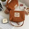 Cute Bear Makeup Pouch Quilted Cosmetic Bags Women's Large Capacity Portable Cosmetic Box Case Bags Female Storage Make Up Cases