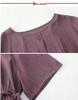 Extra Wide Plus Size Women's Summer Two-Piece Outfit: Loose Fit Clothing for Middle-Aged and Elderly