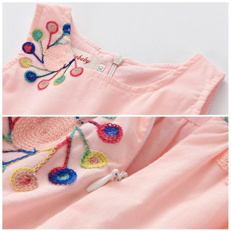 Vestiti per Bambina, Estivi per Neonati, Gonnelline a Gilet Stile Western Estive, Gonne Floreali, Vestiti da Principessa Ricamati per Bambini