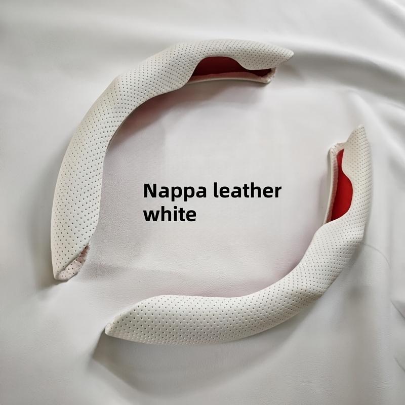 Ultratenký pot pohlcující PU kožený potah volantu - Protiskluzový, Celoroční použití, Ochrana proti potu, Stylový interiér, Hladká textura, Protiskluzový úchop