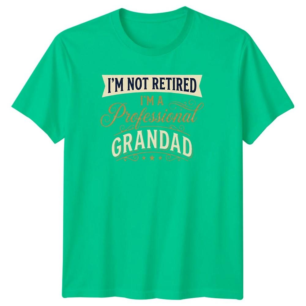 I Am Not Retired Professional Grandad Family Unisexs TShirt Grandparent Pride S
