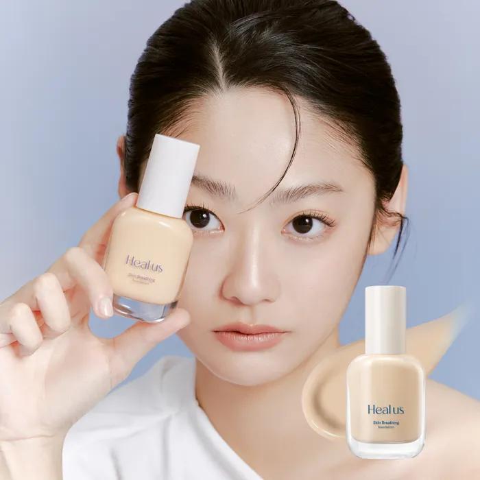 [24-hour Lasting] Moisturizing Glow Breathing Glow Foundation (No. 21/23)