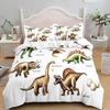 Cartoon Cute Duvet Cover Boy Bedding Set Dinosaur Duvet Cover Set Dino Comforter Cover Set Soft Dinosaur Animal Teen Bedroom Set