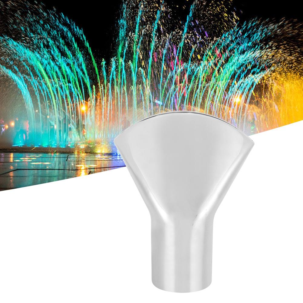 Directional Fan shaped Fountain Nozzle Female Thread Landscape Spray Head for SPA Swimming Pool(G1in DN25 )
