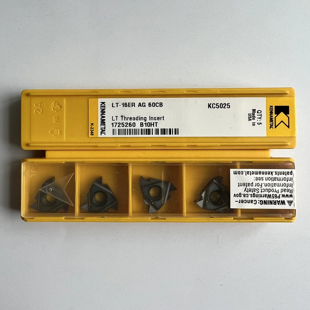 KENNAMETEL / LT-16ERAG60CB KC5025  / Original Carbide Blade 10 Pcs