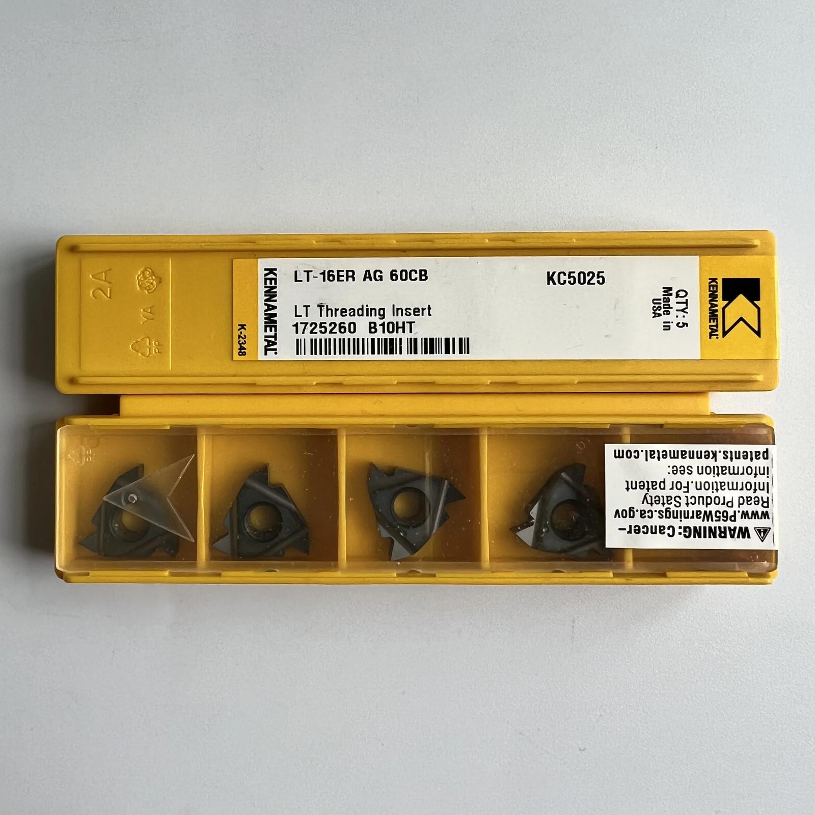 

KENNAMETEL / LT-16ERAG60CB KC5025 / Original carbide blade 10 Pcs