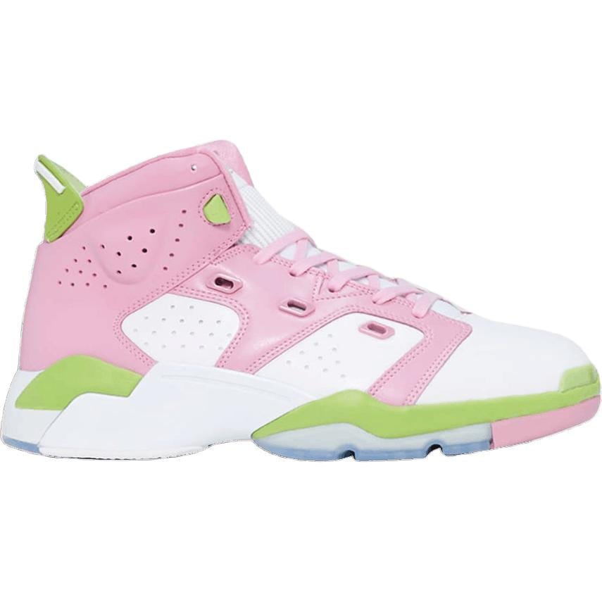 Jordan 6 17 23 Leather Comfortable And Lightweight Mid top Children's Basketball Shoes Pink Teenagers DM1159-613