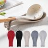 Silicone Kitchenware Tray, Kitchen Spatula, Soup Spoon, Silicone Spoon Holder, Household Thick Insulated Silicone Spoon Pad