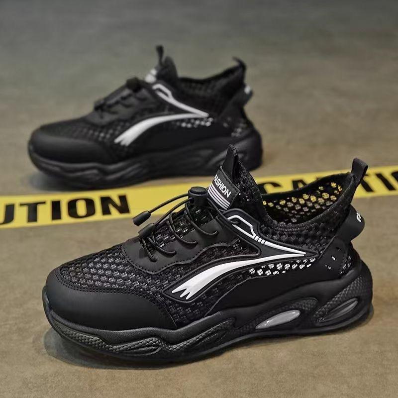 

Summer men s shoes new breathable hollow net shoes men s sports shoes trend versatile youth casual shoes 44