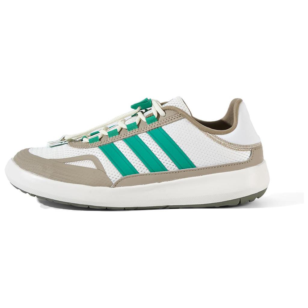 Adidas Roamboat Comfortable Versatile River Shoes Unisex Shoes White Green JP6628