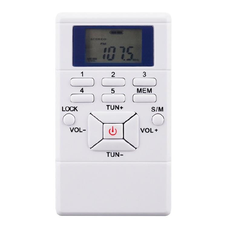 Portable AM FM Radio with Headphones Auto Scan Memory Function Small Size for Travel Camping Home Use