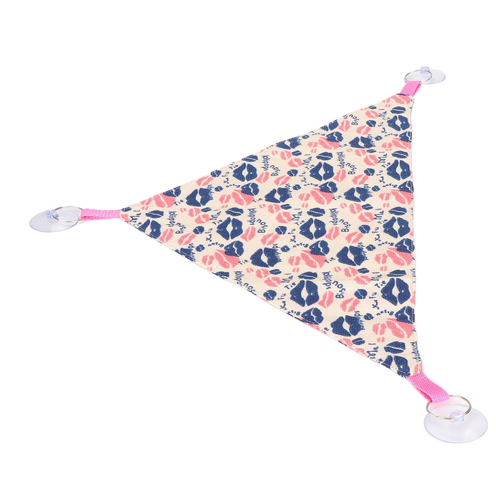 

2pcs Reptile Hammock Triangular Breathable Soft Hanging Lizard Hammock for Large Small Bearded Dragons Geckos Lizards Type 1