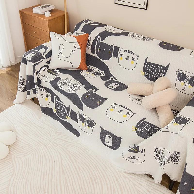 Sofa Cover Picnic Mat Beds Blanekets Doodle Throw Blanket Sofa Bed Universal Decorative