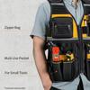 Thickned Electrician Tool Storage Vest Portable Multi Pocket Storage Bag Holder Waterproof Adjustable Strap Tool Storage Bag