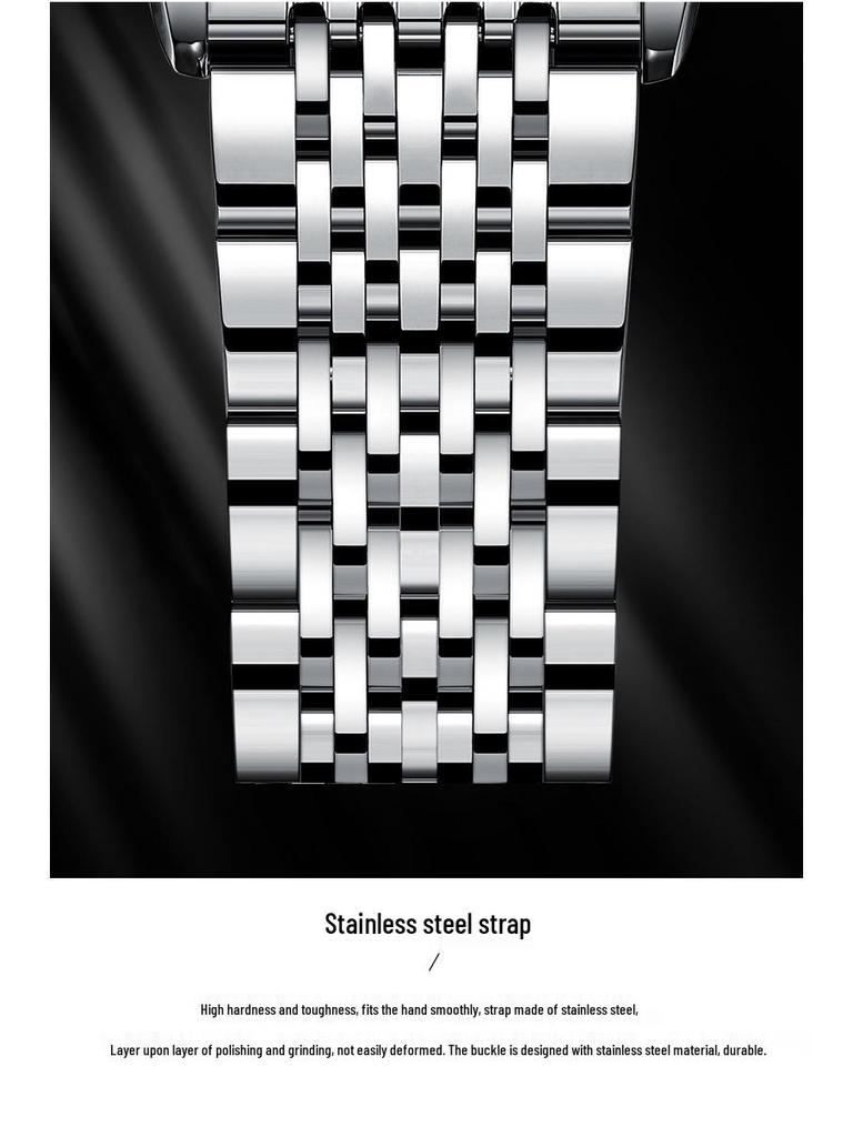 Men's Luminous Waterproof Automatic Skeleton Watch with Calendar