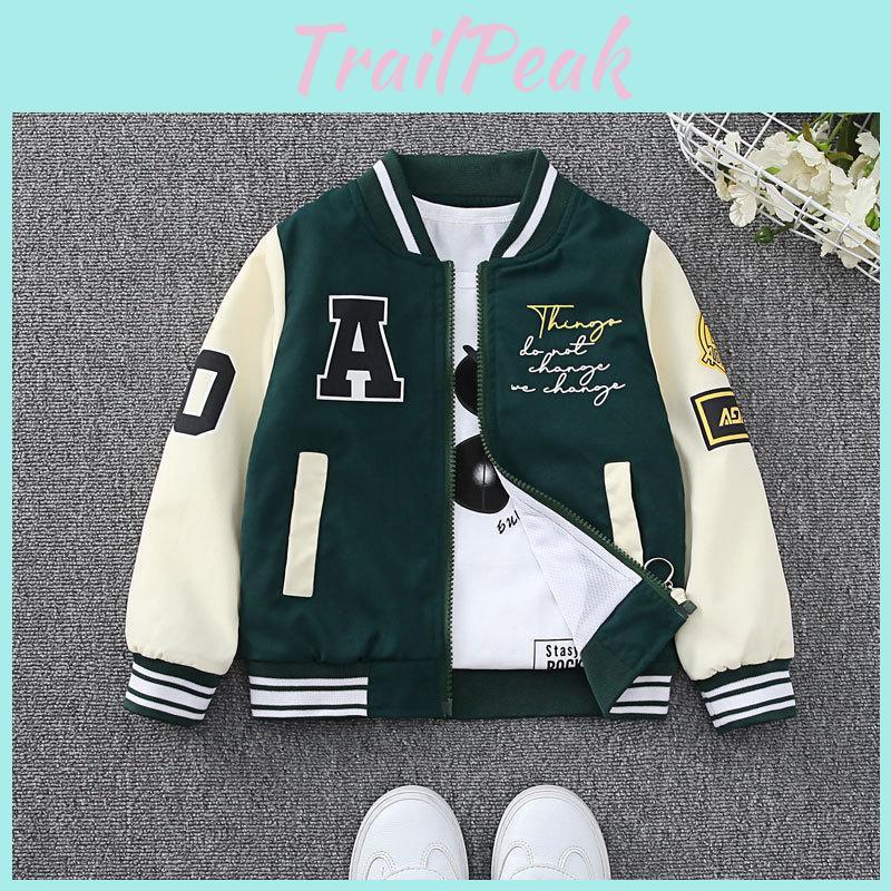 Boys Thin Baby Leisure Jacket Baseball Uniform Childrens Jacket
