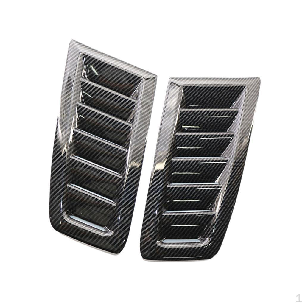 

2x Intake Cold Air Cooling Socket Decorative Accessory Compatible for Focus RS MK2 Style Carbon