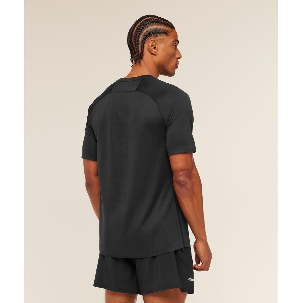 Gymshark Running T shirT Black A2b5u Bb2j