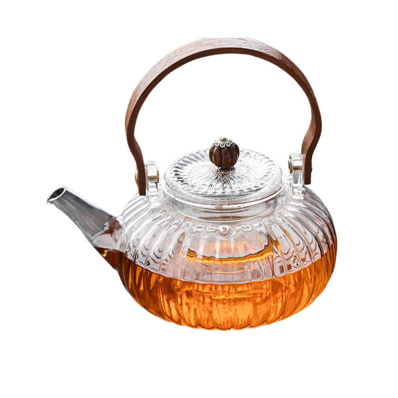 Humou Glass Teapot and Warmer Set