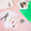 A25F-DIY Shrink Plastic Sheets 20PCS Keychain Kit, Printable For Handprint Art Projects Paper