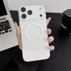 Applicable To Apple 17promax Splicing 2-in-1 Matte Magnetic Mobile Phone Case iPhone16 Acrylic Protective Case