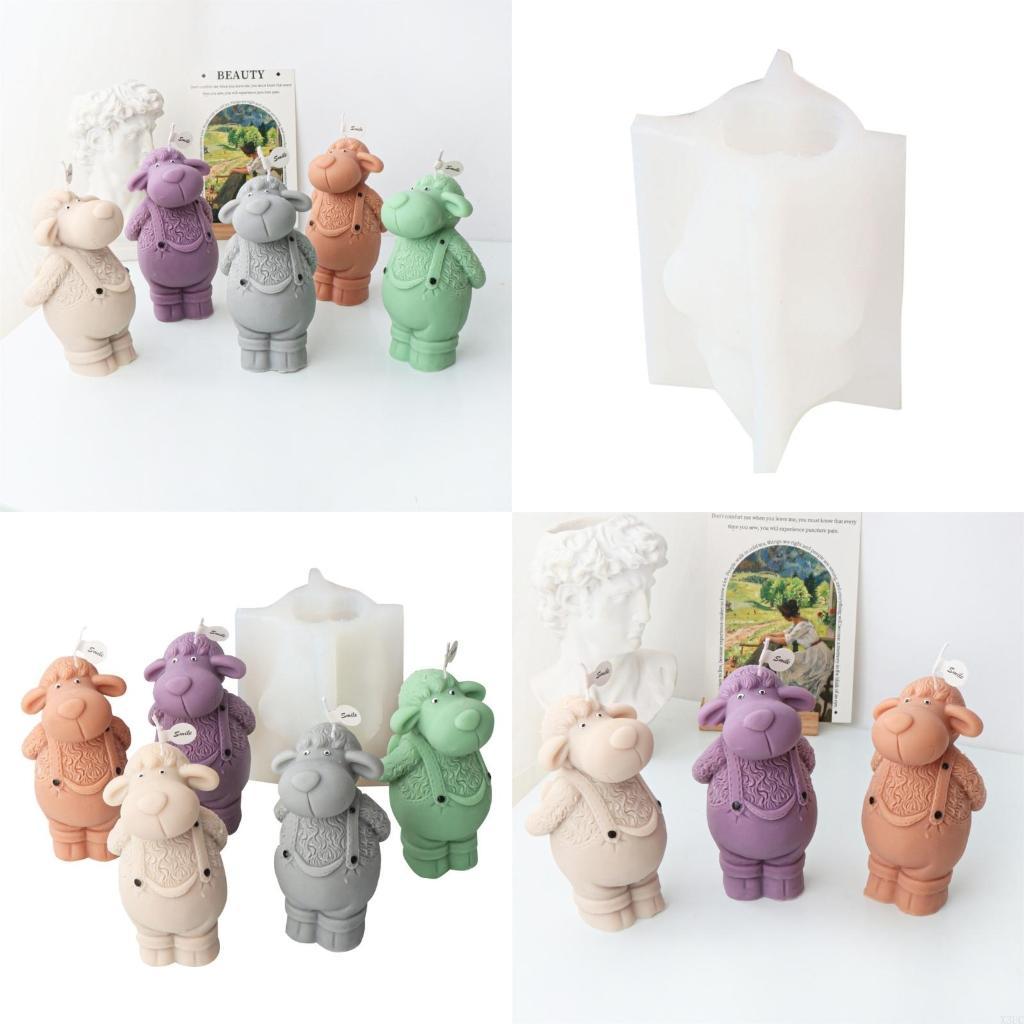 

Sheep-like Mold Animal Silicone Mold for DIY Soap Plaster Ornament Cake Fondant Decoration X3UC CN